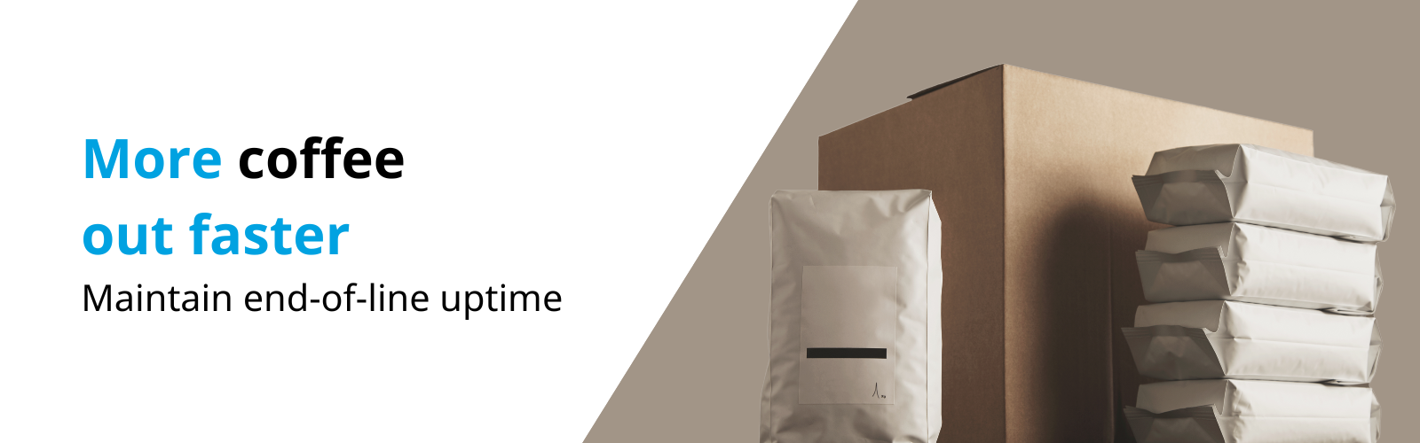 Cobots in the coffee packaging process